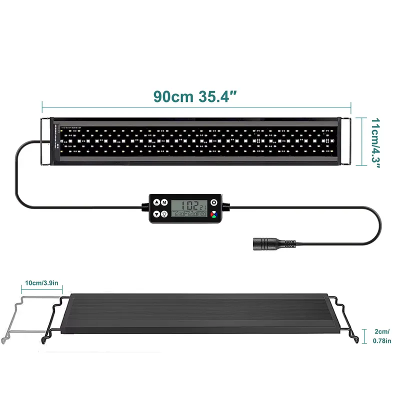 Aquarium Planted Tank Light - SIROKA SRK-YFT 90 cm Full Spectrum