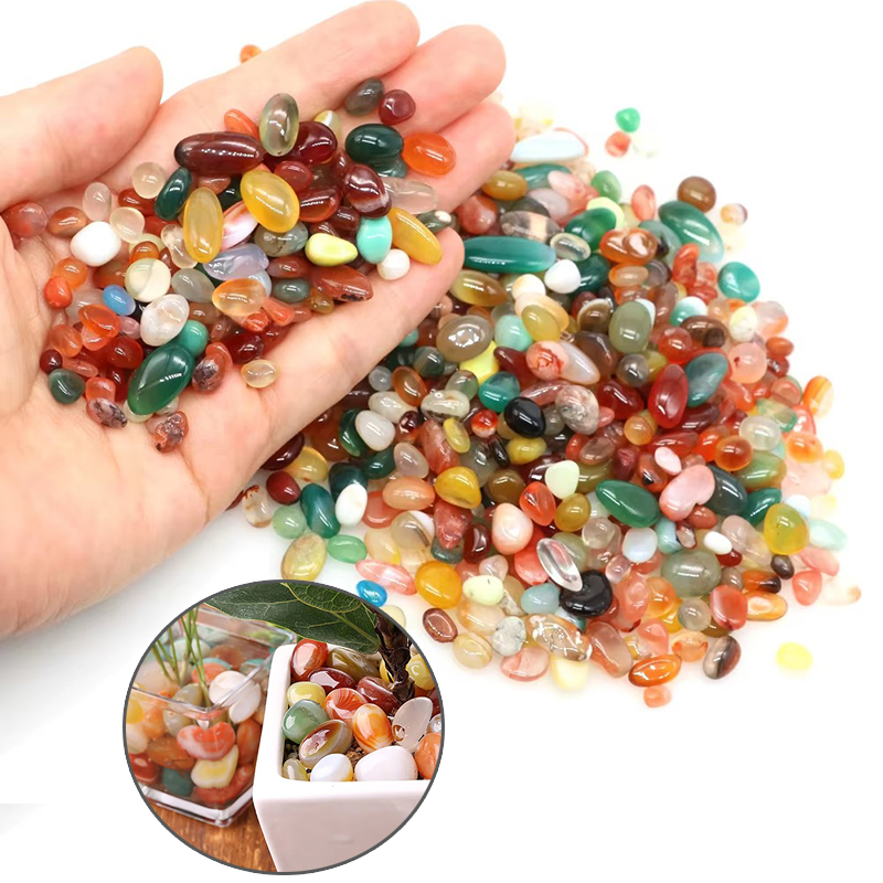 100/200g 1~1.6cm Colorful Pebb - Planted Aquarium Air Stone ulasan dan harga