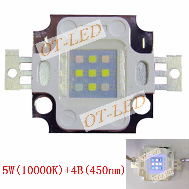 New 5pcs 10W Square Actinic Hy - Planted Aquarium Uv Light ulasan dan harga