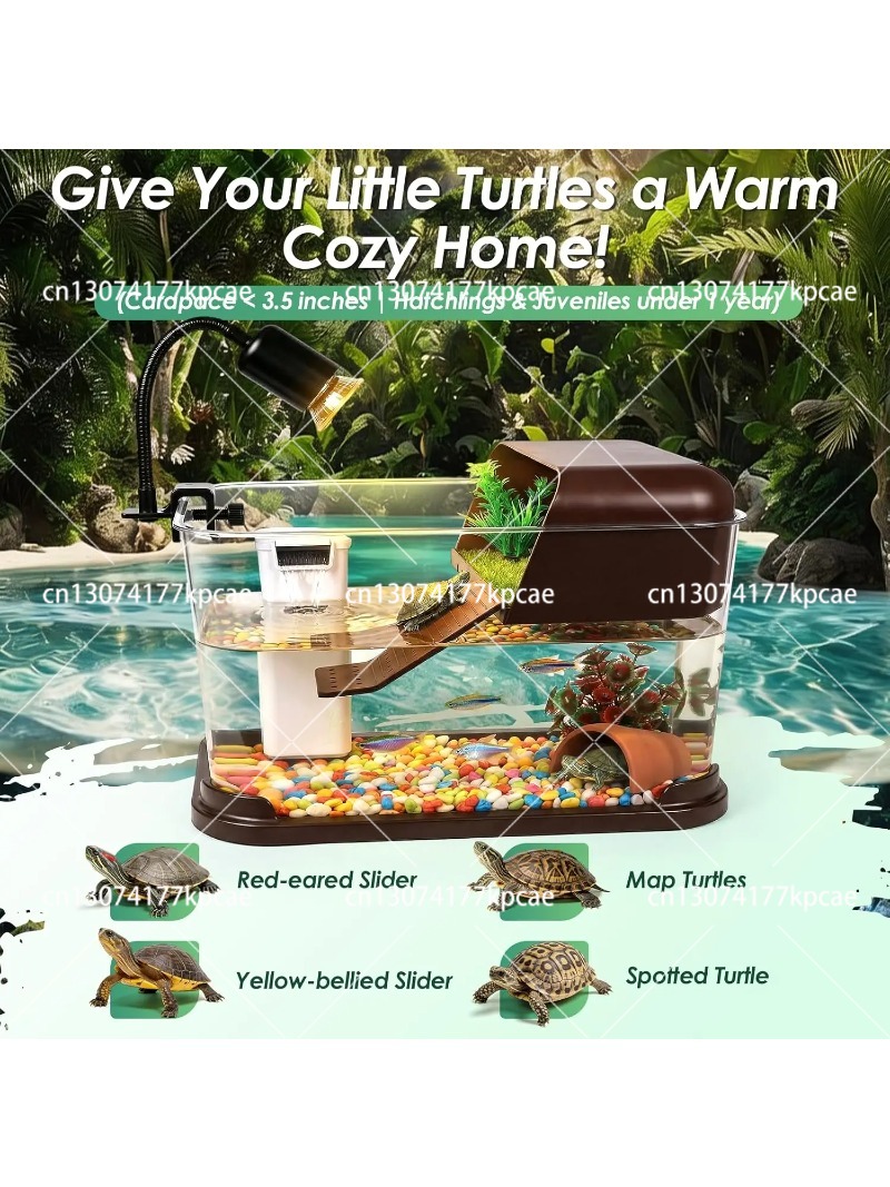 PC Turtle Tank Aquarium Starte - Planted Aquarium Starter Kit ulasan dan harga