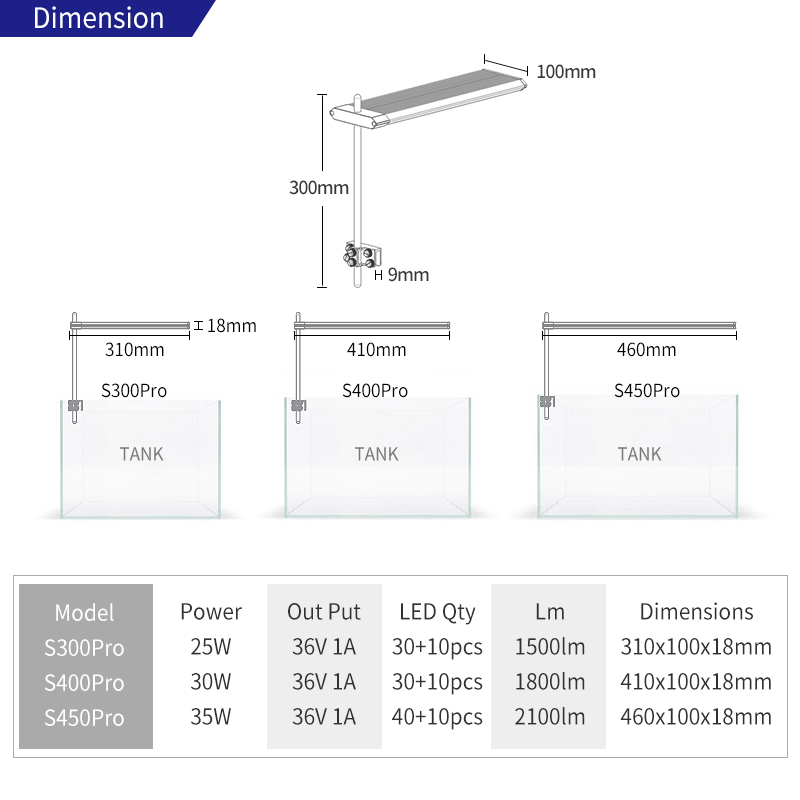 Week Aqua S Series Solo LED Aq - Planted Aquarium Uv Light ulasan dan harga