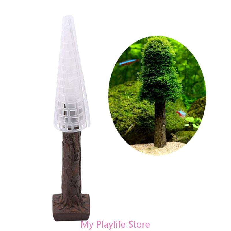 Aquarium Moss Decoration Fish  - Aquarium Planted Tree ulasan dan harga
