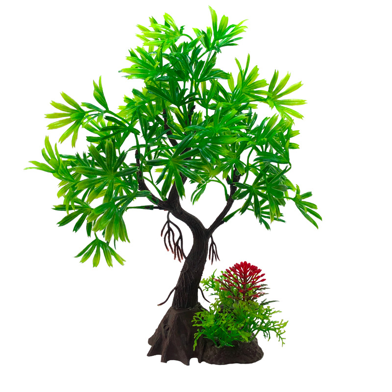 Fish Tank DIY  Artificial Aqua - Aquarium Planted Tree ulasan dan harga