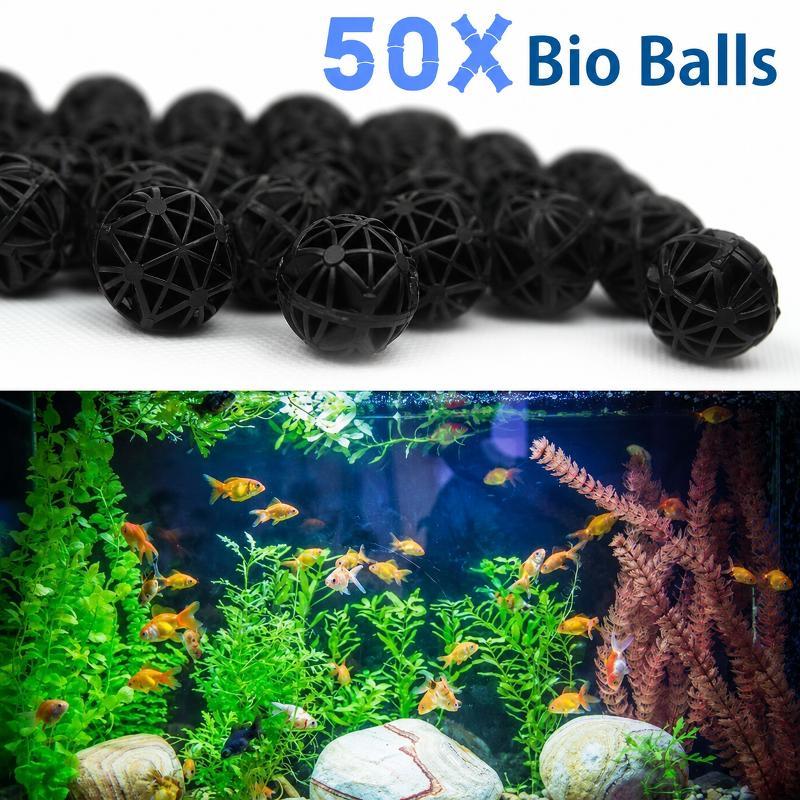 50Pcs 16mm Aquarium Bio Filter - Planted Aquarium Fertilizer ulasan dan harga