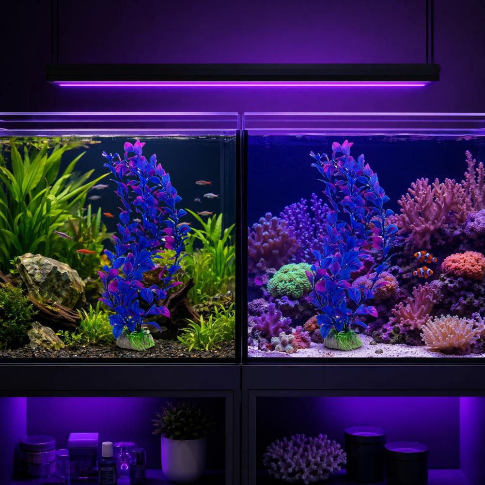Artificial Water Plants Weight - Planted Aquarium For Goldfish ulasan dan harga