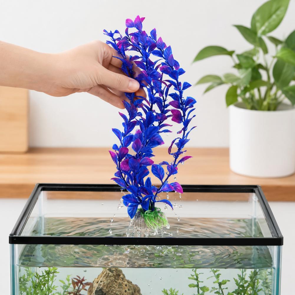 Artificial Water Plants Weight - Planted Aquarium For Goldfish ulasan dan harga