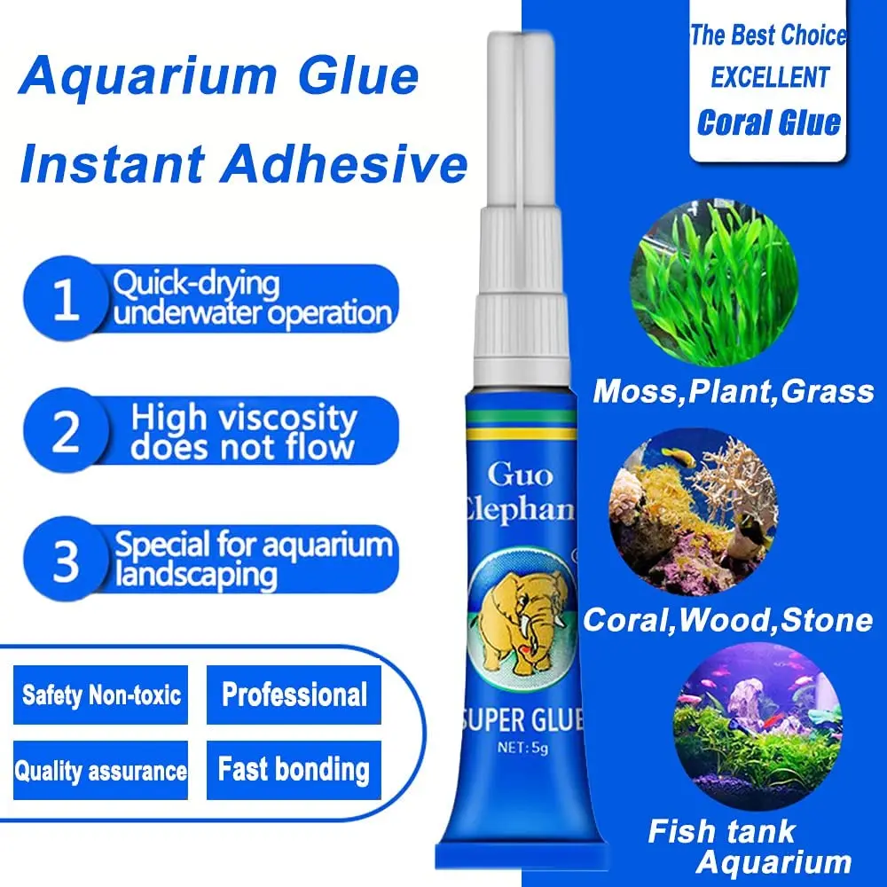 Fish Tank Landscaping Moss Glu - Aquarium Plant Glue Gel ulasan dan harga