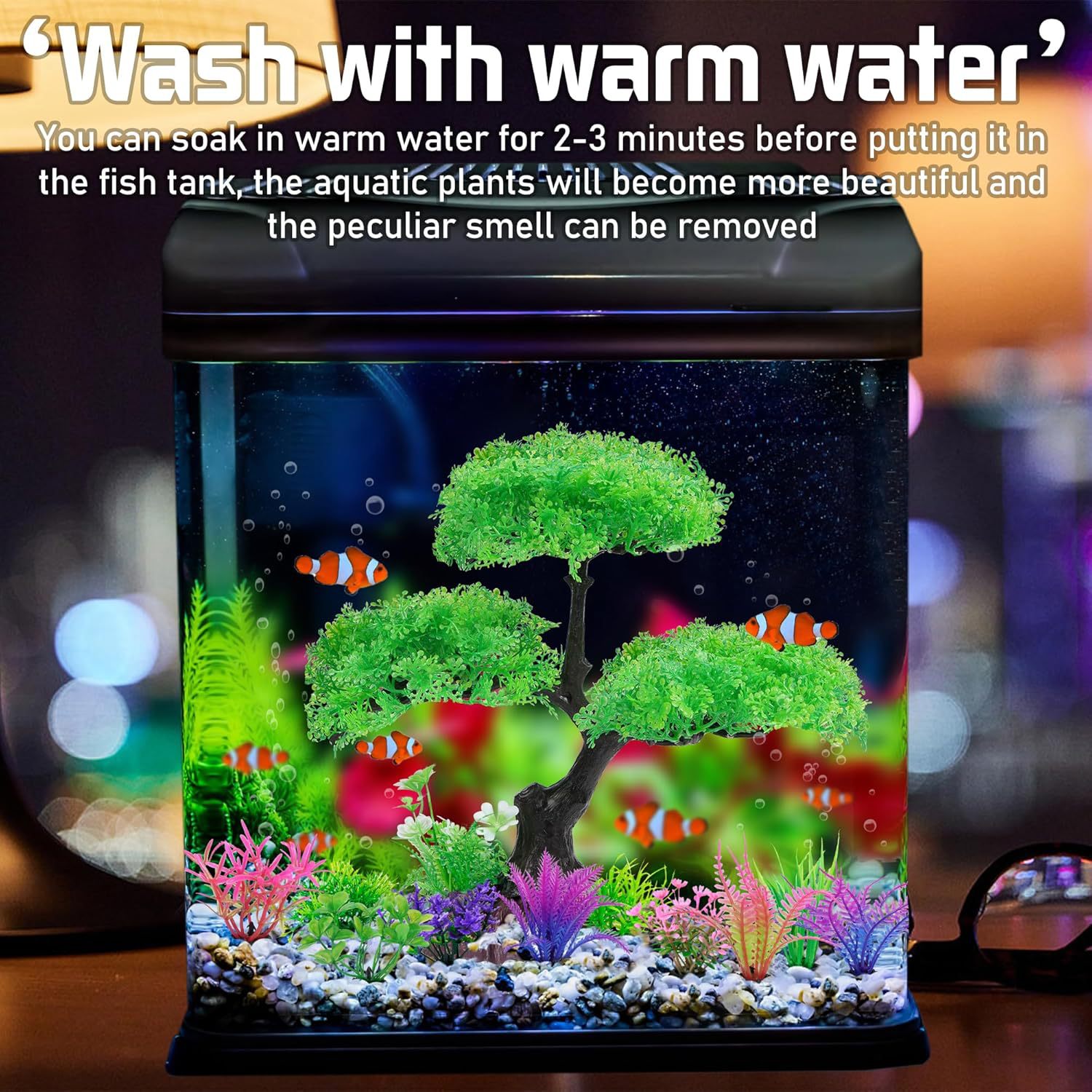 11/10pcs Aquarium Artificial P - Planted Aquarium For Goldfish ulasan dan harga