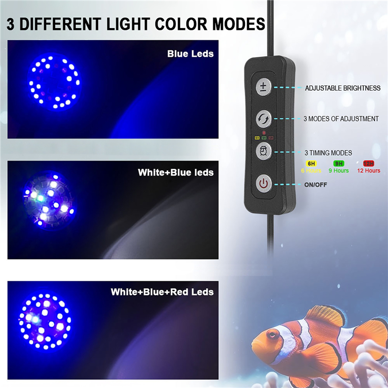 30W Aquarium Fish Tank Sea Wat - Aquarium Planted Tank Light ulasan dan harga