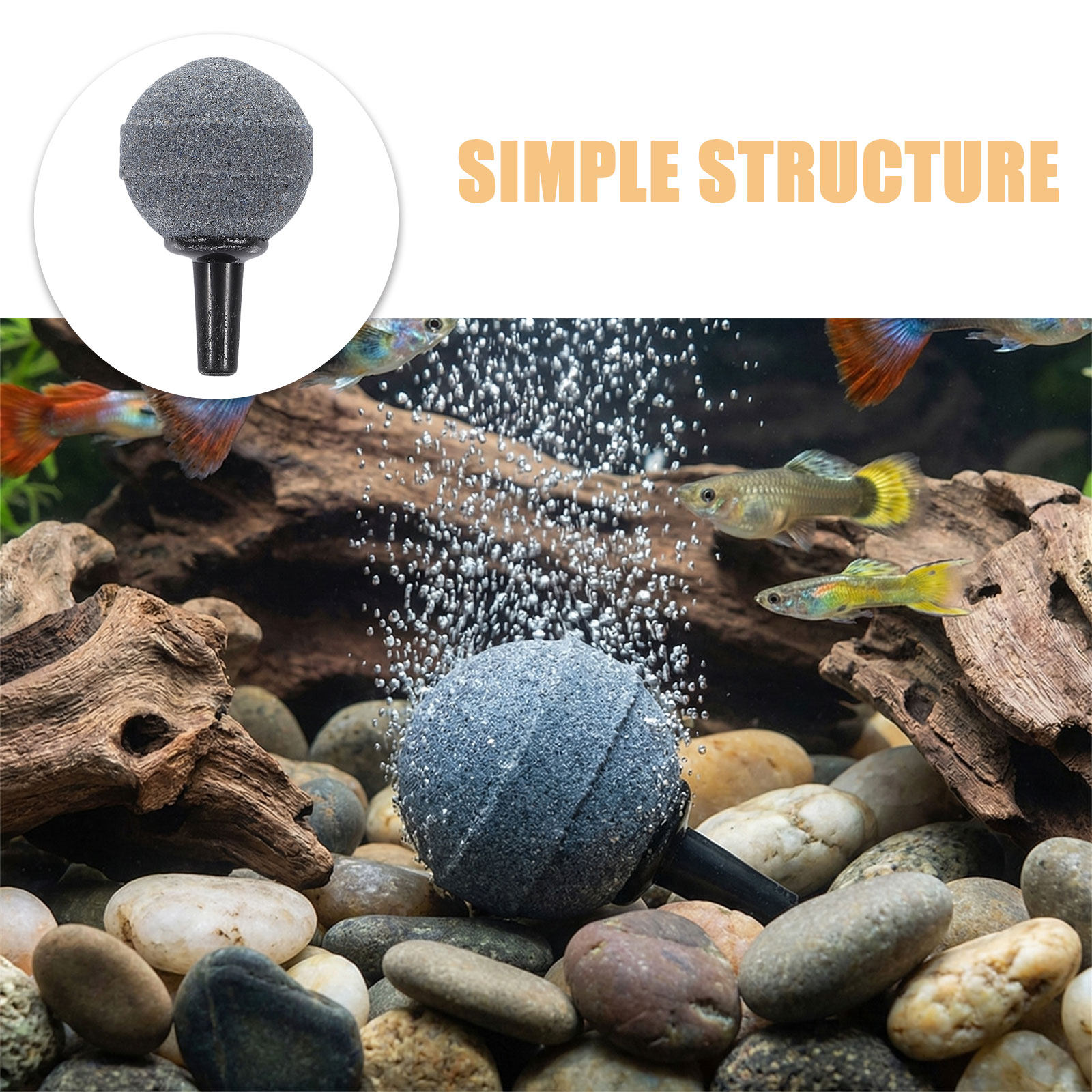 12pcs Aquarium Air Stone Bubbl - Planted Aquarium Air Stone ulasan dan harga