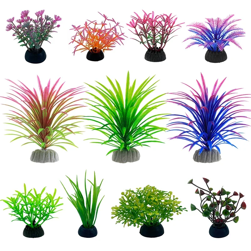 PVC Aquarium Decorative Simula - Aquarium Planted Tree ulasan dan harga