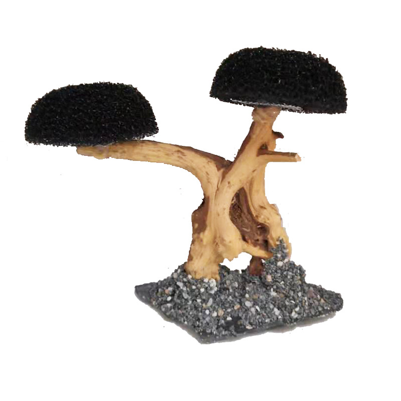 Fish tank greening wood frame  - Aquarium Planted Tree ulasan dan harga