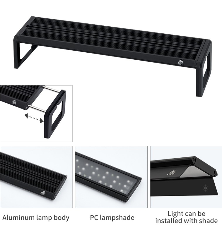 Week Aqua M Series RGB UV LED  - Aquarium Planted Tank Light ulasan dan harga