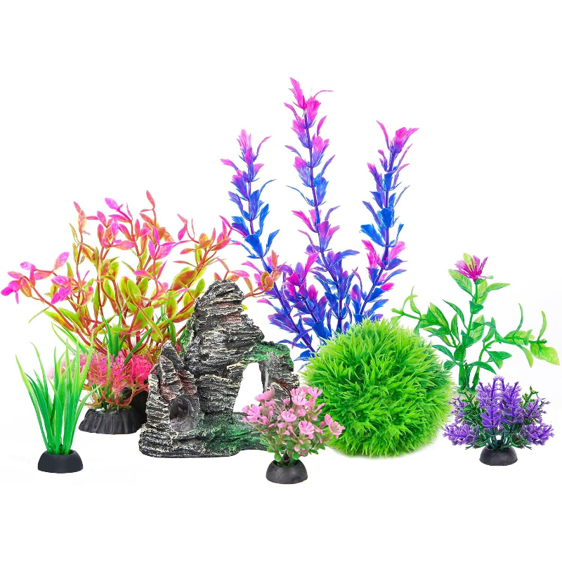 Aquarium Artificial Plants Roc - Planted Aquarium For Goldfish ulasan dan harga