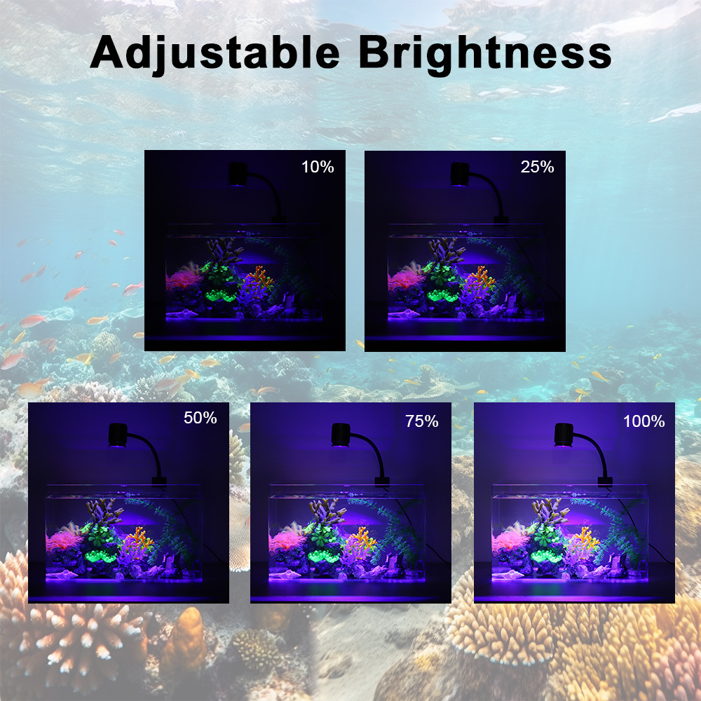 LED Aquarium Light Full Spectr - Planted Aquarium Uv Light ulasan dan harga