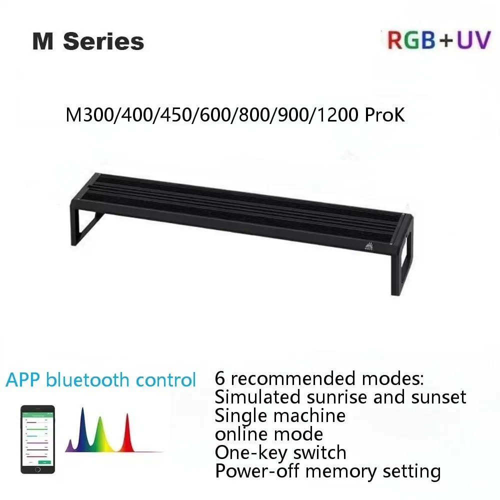Week Aqua M Series RGB+UV Wate - Planted Aquarium Uv Light ulasan dan harga