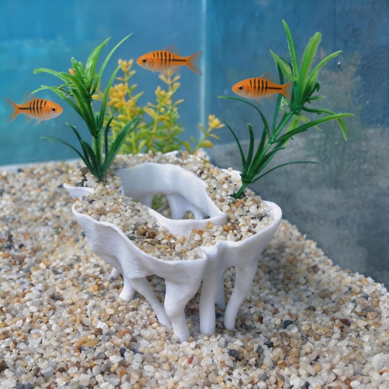 3D printed aquarium plants in  - Aquarium Planted Tree ulasan dan harga