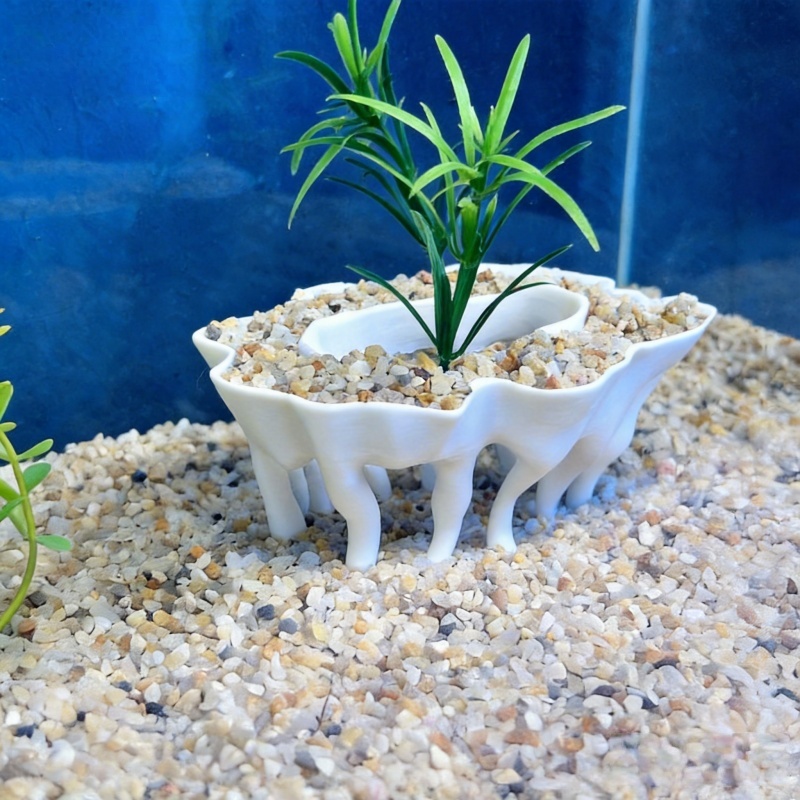 3D printed aquarium plants in  - Aquarium Planted Tree ulasan dan harga