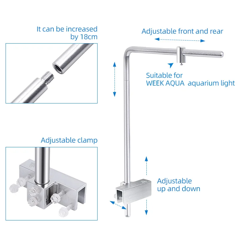 Week Aqua Light Stand Universa - Aquarium Planted Tank Light ulasan dan harga