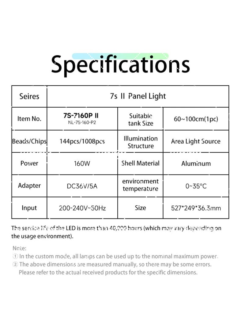 Aquarium LED Light 160W RGB Fu - Aquarium Planted Tank Light ulasan dan harga